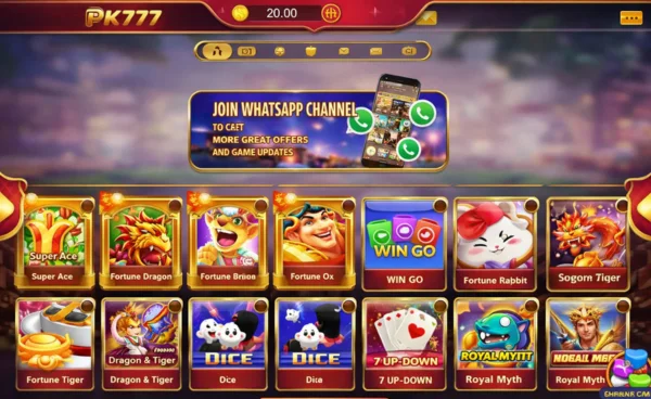 pk777 game apk